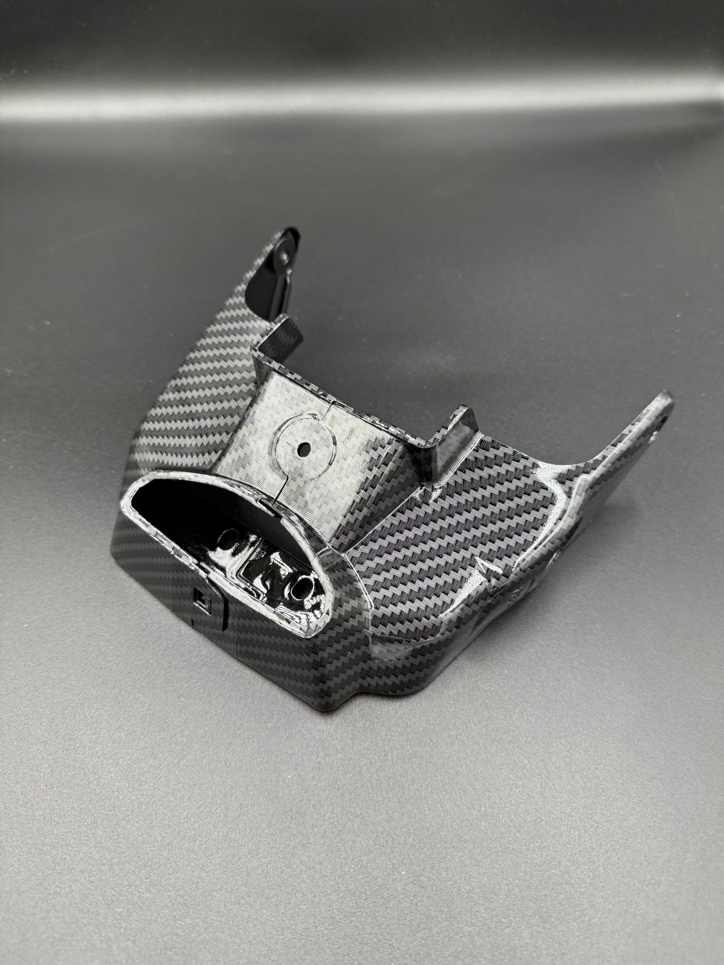 Surron Light Bee Carbon Dipped Battery Lock Surround Plastic Compartment