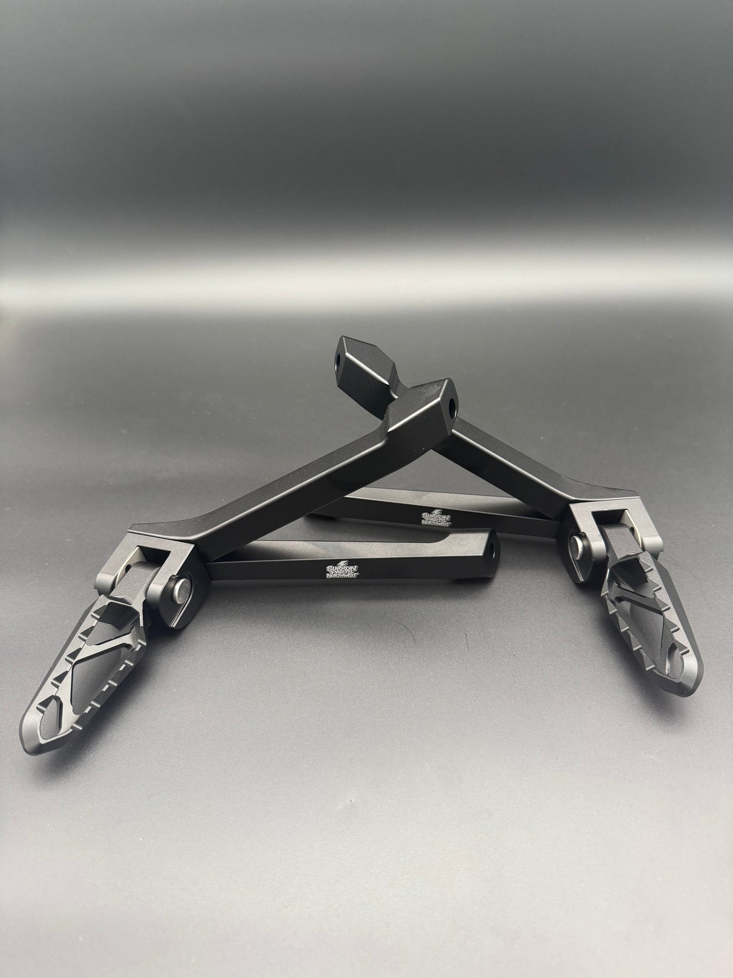 Surron Ultra Bee Passenger Footpegs in Black