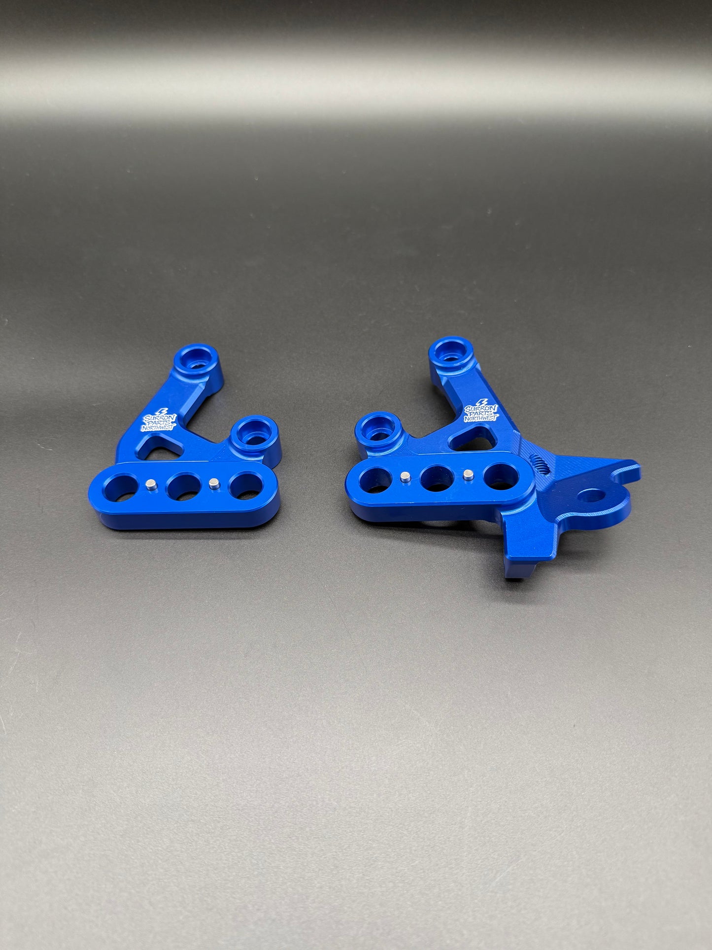 Surron Light Bee Peg Bracket Hanger Pair in Blue