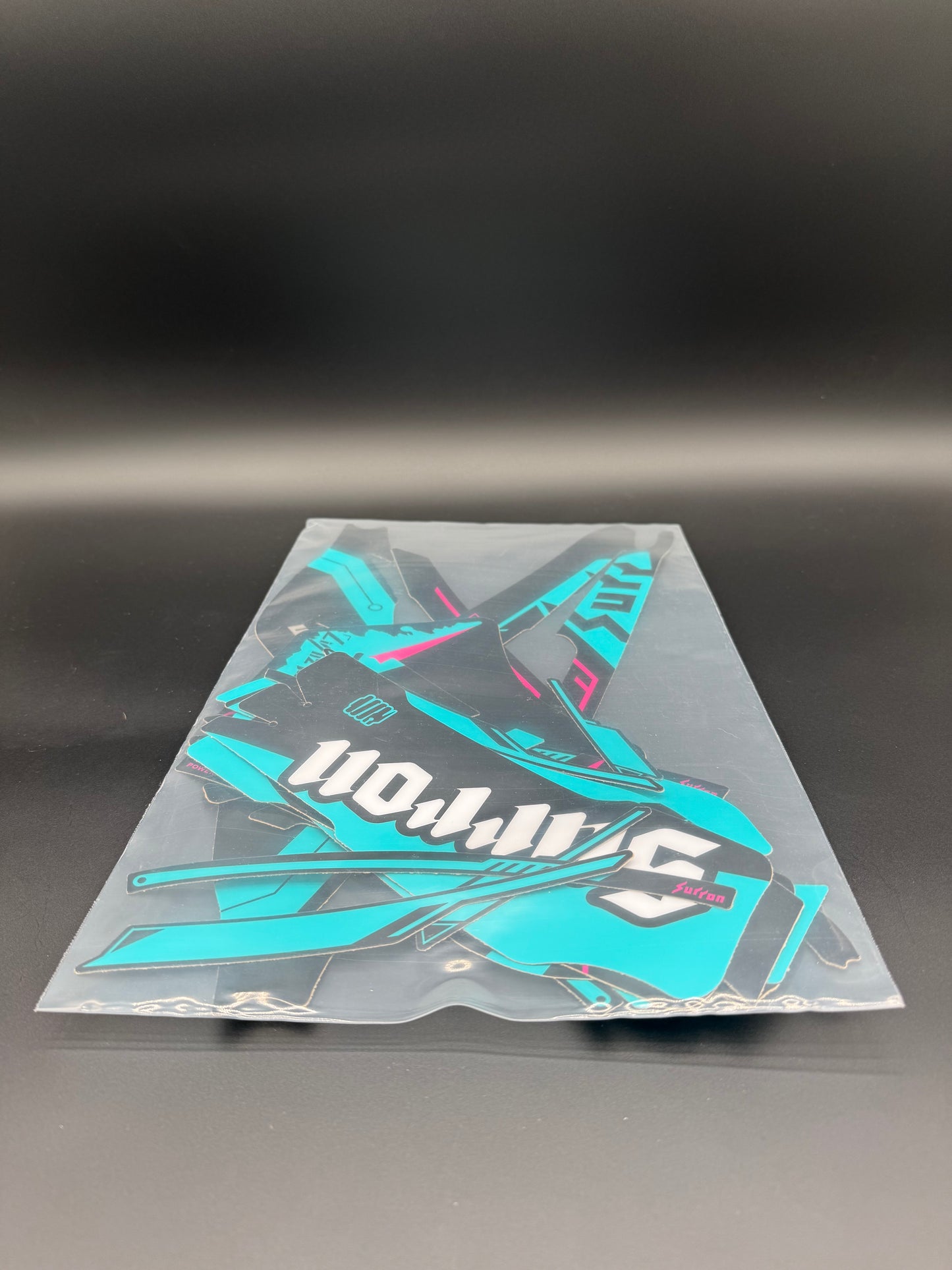 Surron Light Bee 2025/2026 Sticker Kit OEM Teal/Pink