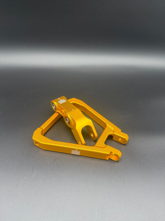 Surron Light Bee Triangle & Linkage Set In Yellow/Gold