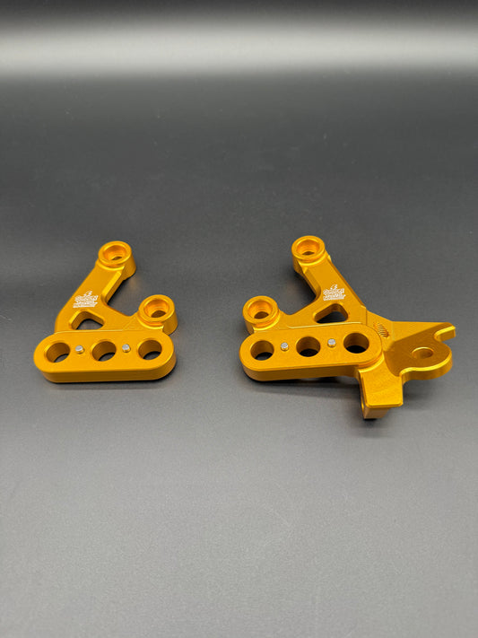 Surron Light Bee Peg Bracket Hanger Pair in Gold/Yellow