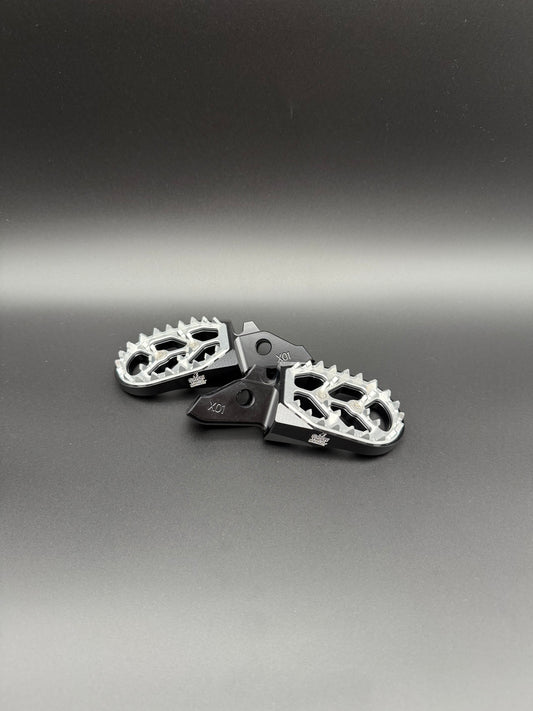 Surron Ultra Bee Footpegs in Silver