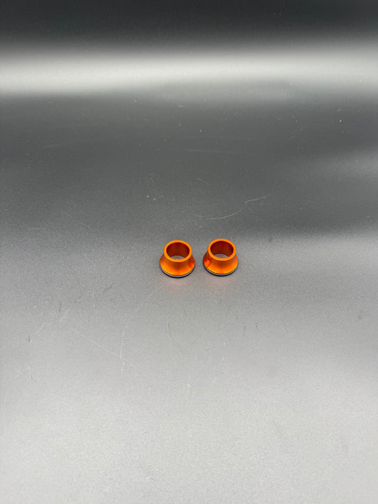 Surron Light Bee Front Wheel Spacers in Orange