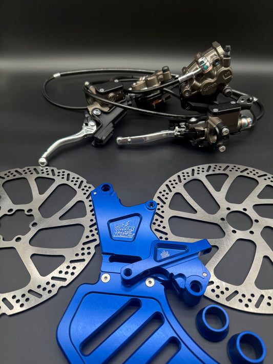 Surron Light Bee Ultra Brake  Conversion Kit In Blue