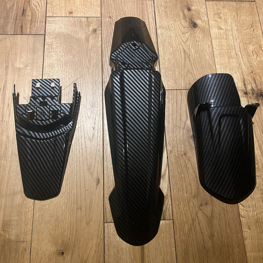 Surron Light Bee Carbon Dipped Mudguard Bundle