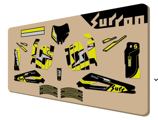 Surron Light Bee 2025/2026 Sticker Kit OEM Yellow/Black