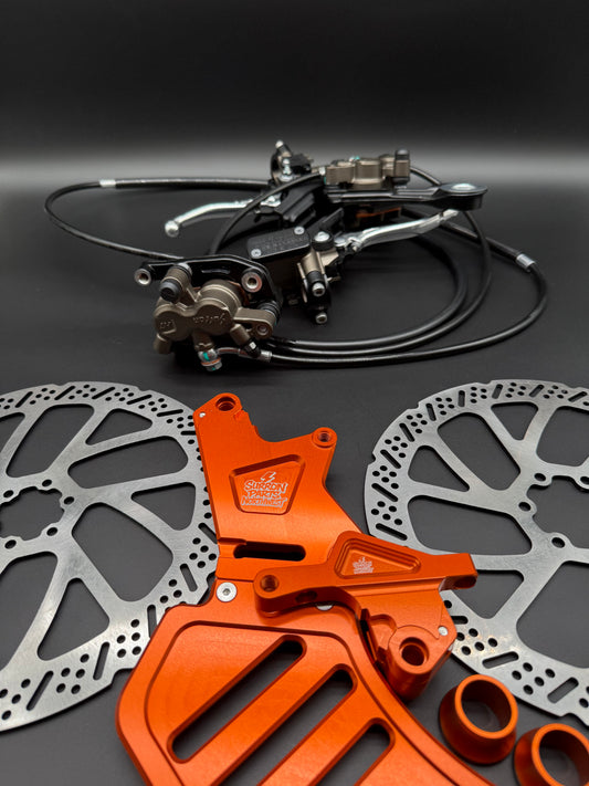 Surron Light Bee Ultra Brake  Conversion Kit In Orange