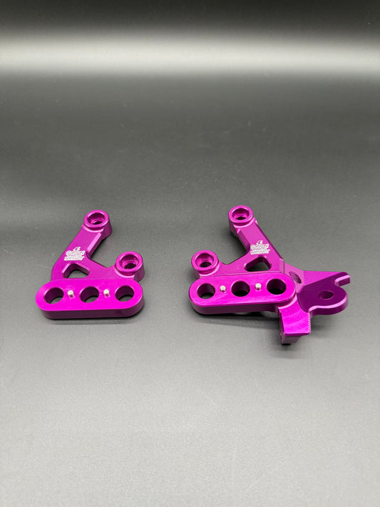 Surron Light Bee Peg Bracket Hanger Pair in Purple